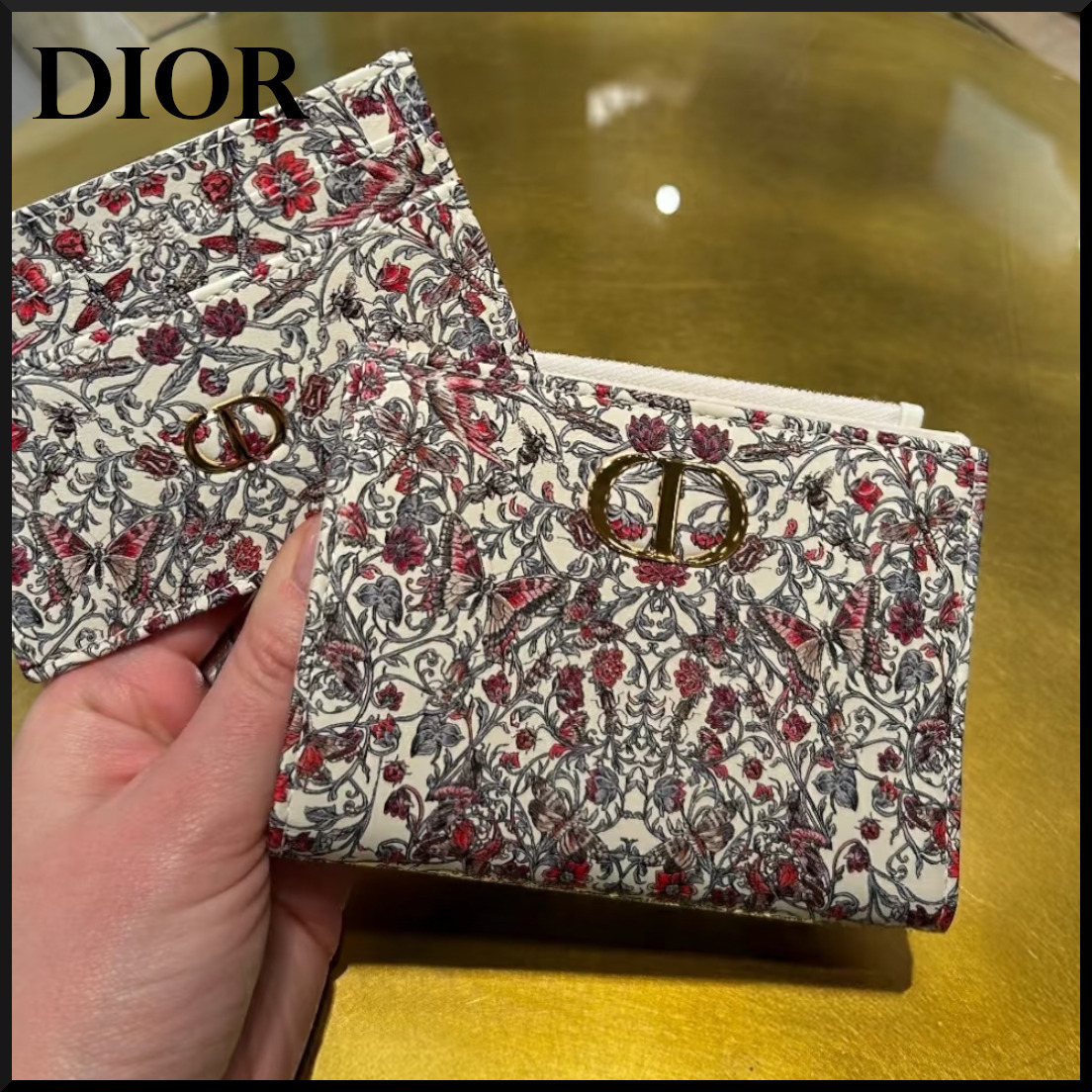 【プレゼントにも★】Dioramour Dior Caro Dahlia ウォレット