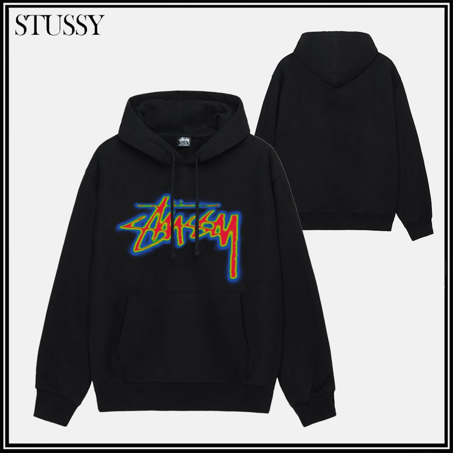 ★STUSSY★STOCK THERMAL HOODIE フーディ★追跡可