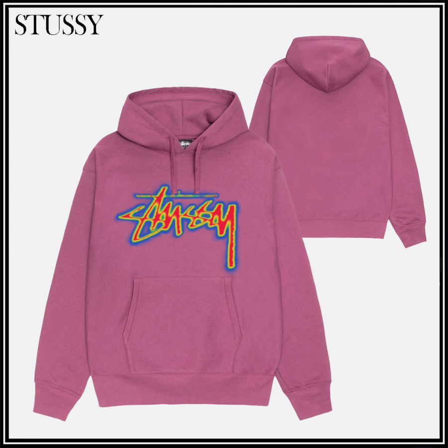 ★STUSSY★STOCK THERMAL HOODIE フーディ★追跡可