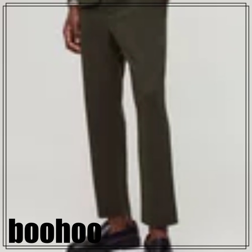boohoo テーパードパンツ 関税送料