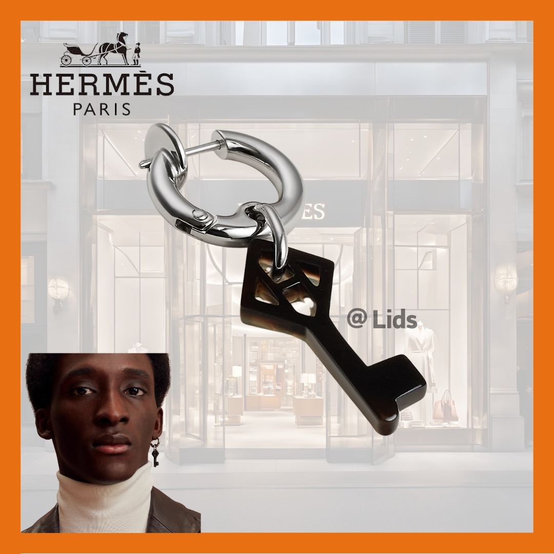 【ワンランク上のオシャレに】HERMES シングルピアス《クレH》