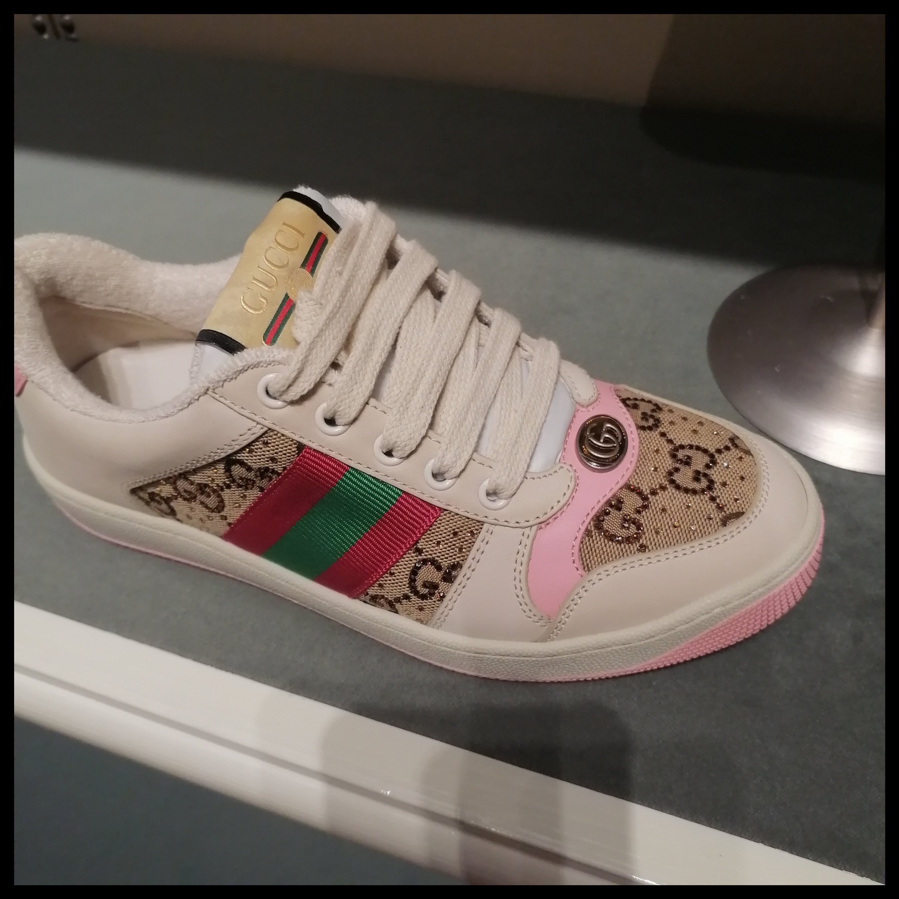◆GUCCI◆ クリスタル付き ウィメンズ スニーカー