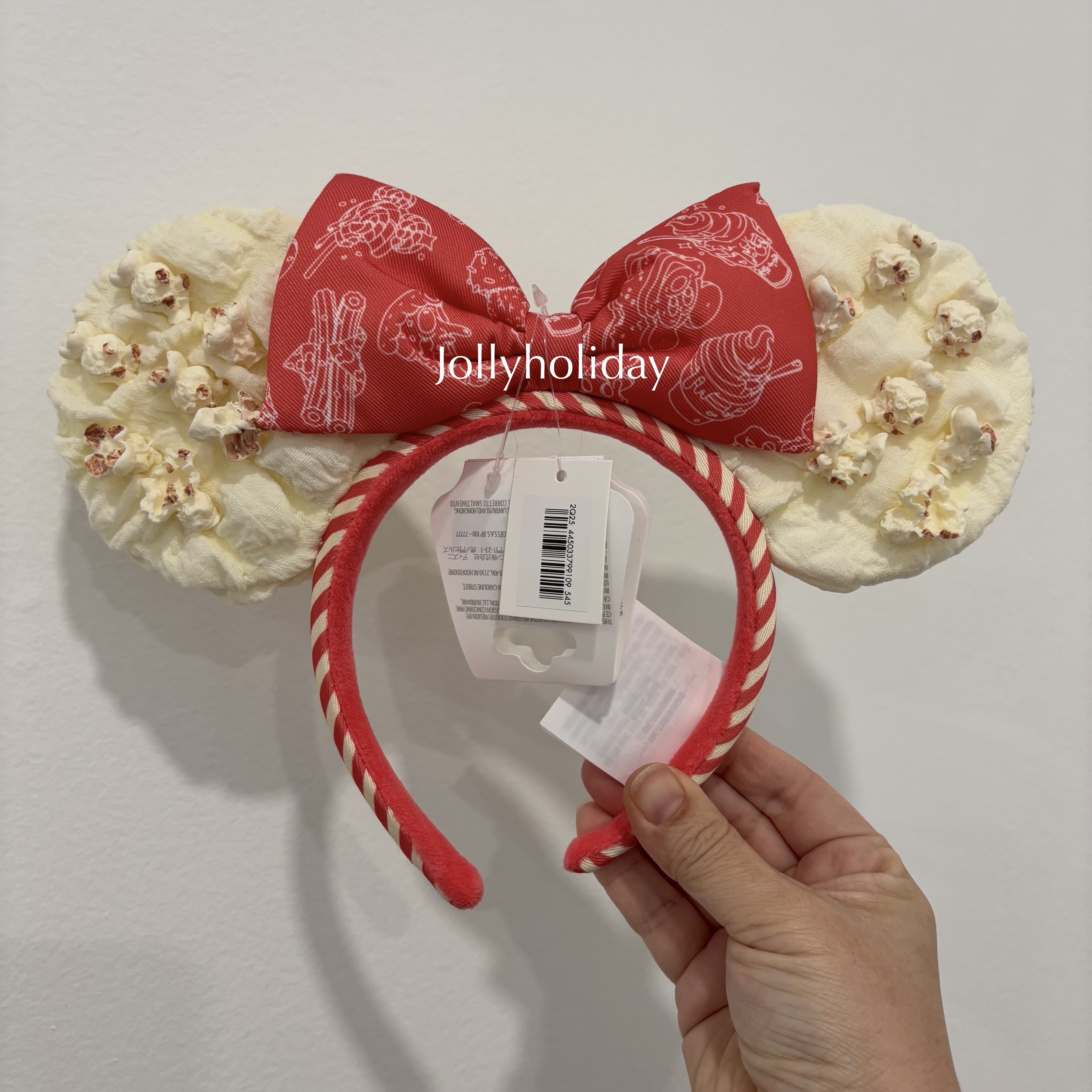 ☆US Disney Parks☆ミニーカチューシャ ポップコーン
