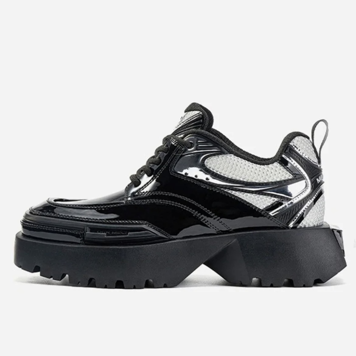 国内で当店のみ OGR - Square-Toe Mecha Platform Derby Shoes