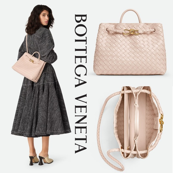 新作【Bottega Veneta】アンディアーモ トップハンドルバッグ