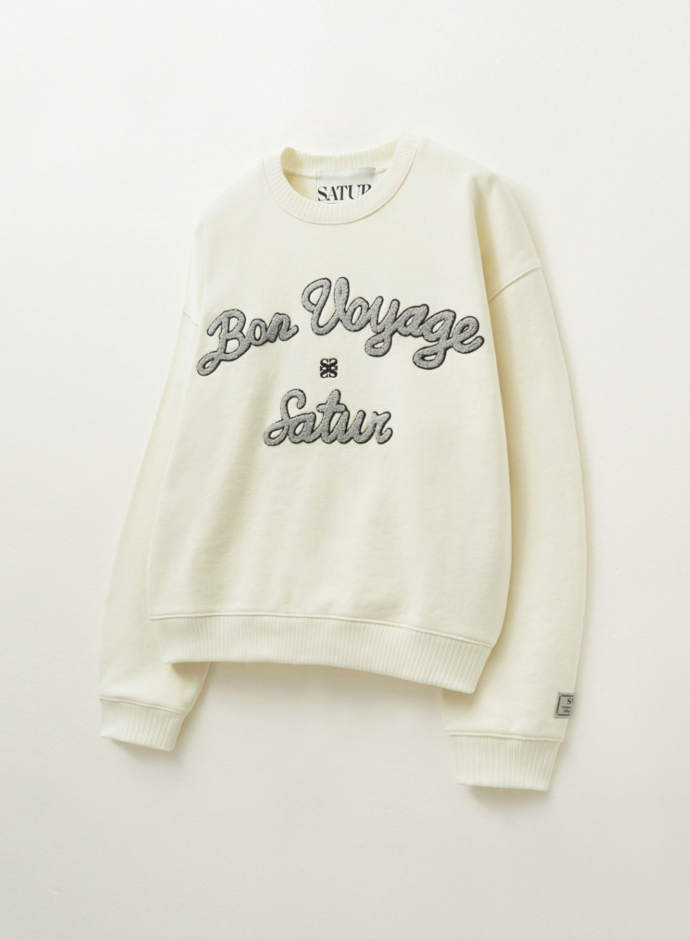 【SATUR】Bon Voyageブークレスウェット ☆SATUR☆Bon Voyage Boucle Sweatshirt (SATUR/スウェット