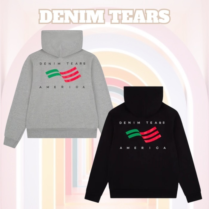 人気のアイテム★【Denim Tears】America sportswear フーディー