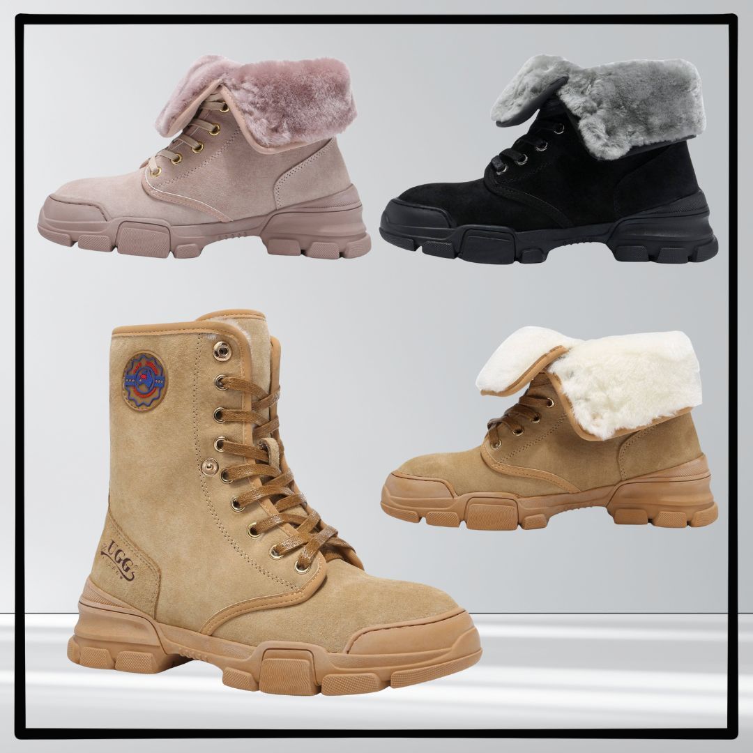 【ORIGINAL UGG Australia classic】UGG Jane Lace Up Boots