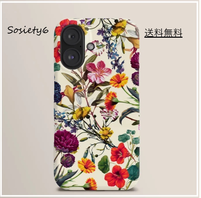 Society6  iPhoneケース  マジカル ガーデン 花 エレガント