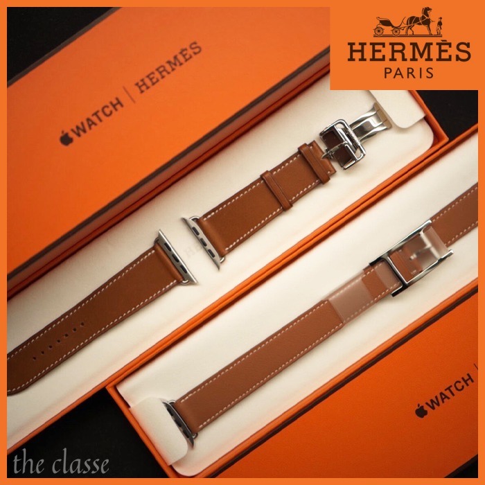 【上品に仕上げる♪】HERMES Double Tour 42mm Hapi Attelage