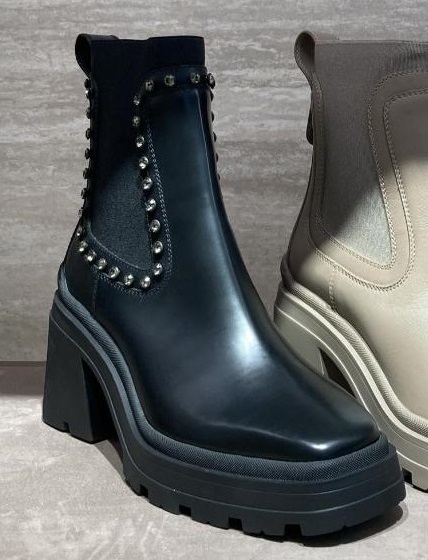 ショートブーツ・ブーティ JIMMY CHOO VERONIQUE 65 SOFT CALF BOOTS WITH CRYSTALS
