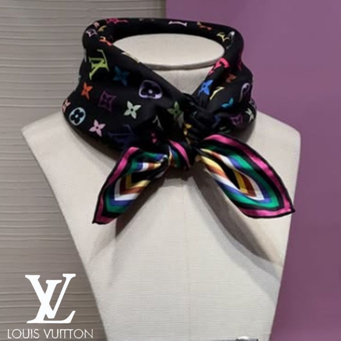 【目を惹く☆国内発】LV×TM カレ90 モノグラム マルチカラー