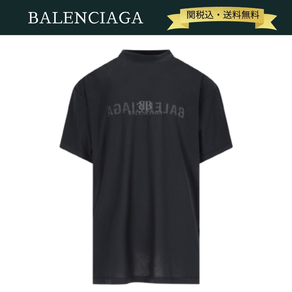 VIP価格【関税・送料込】BALENCIAGA 24AW ミラーロゴ Tシャツ