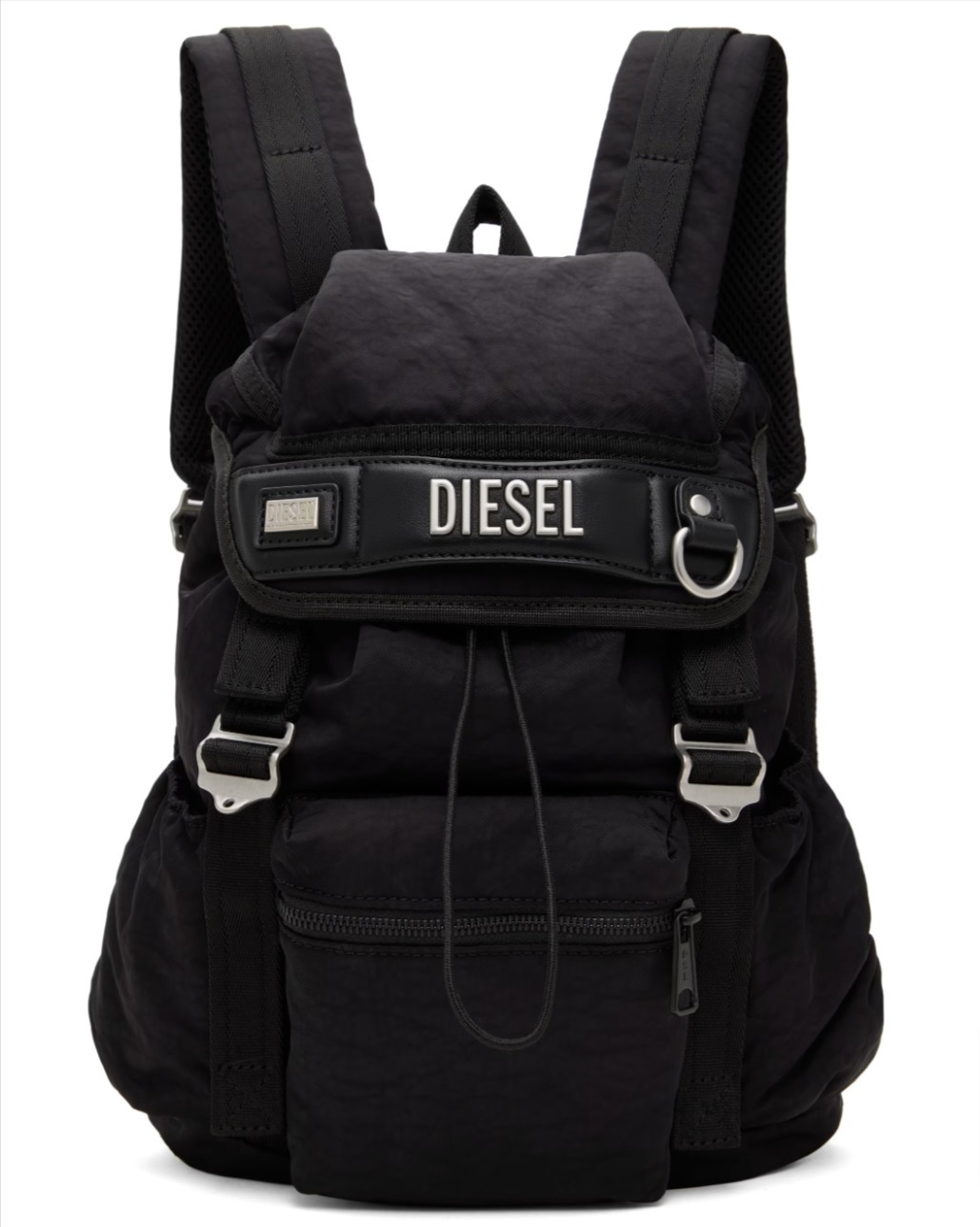【関税・送料無料】Diesel ブラック Logos S バックパック