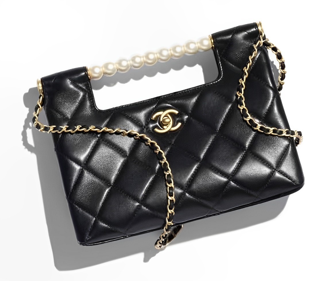 美しいパールハンドル☆】シャネル ショルダーバッグ (CHANEL
