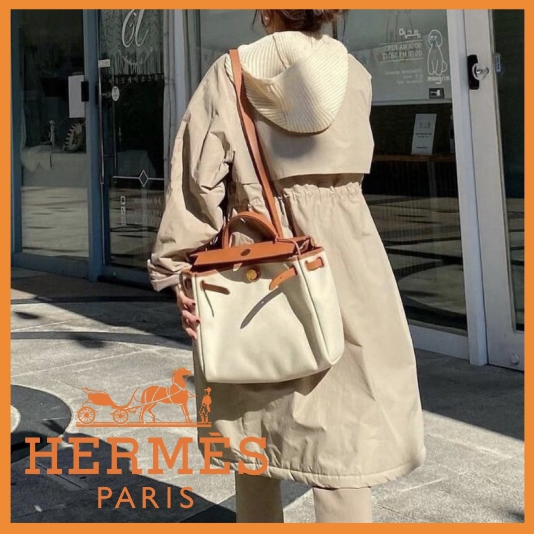 【エレガントで機能的♪】HERMES エールバッグ 31