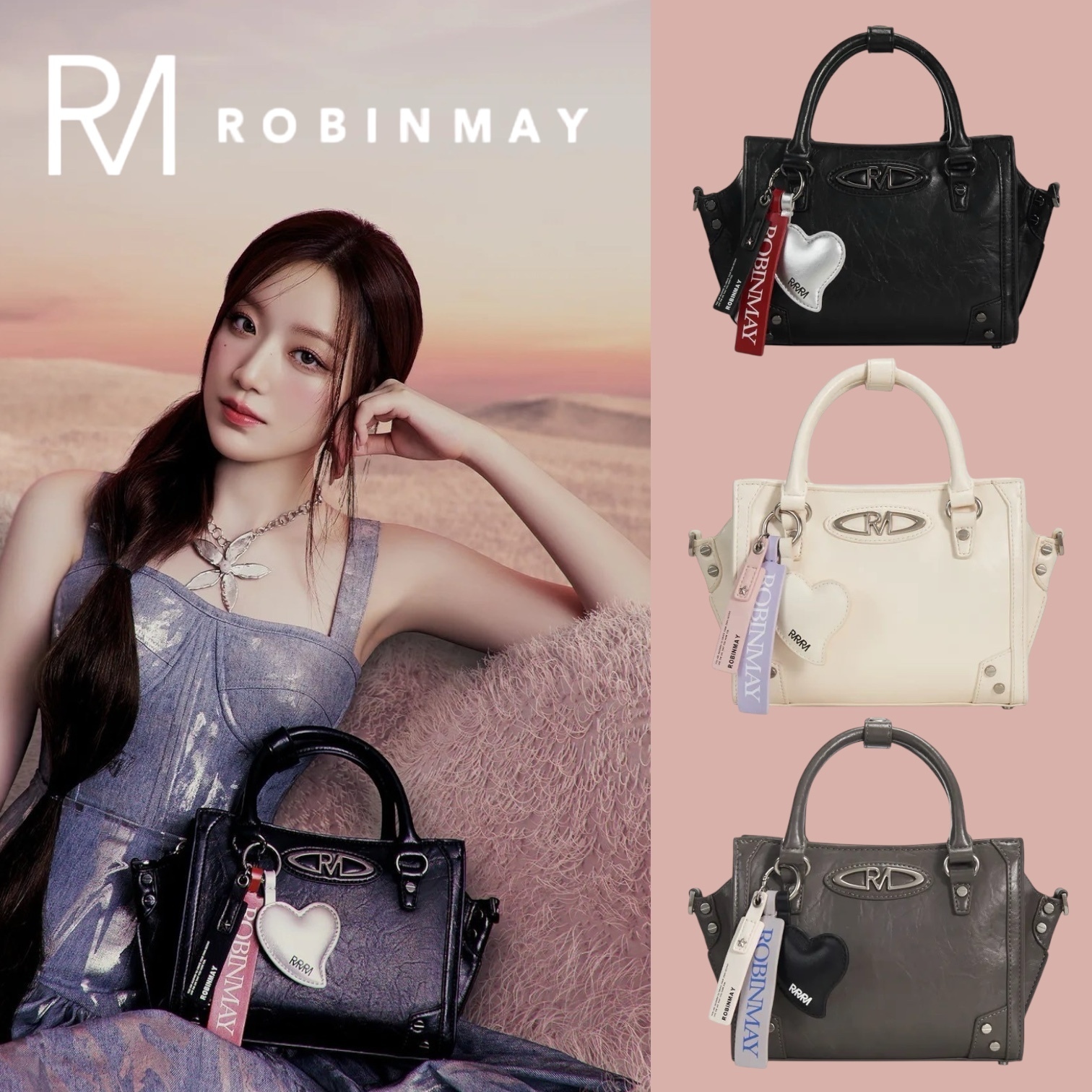 ROBINMAY☆RORO HEART手提包 舒華 シュファ ハンドバック/送料込