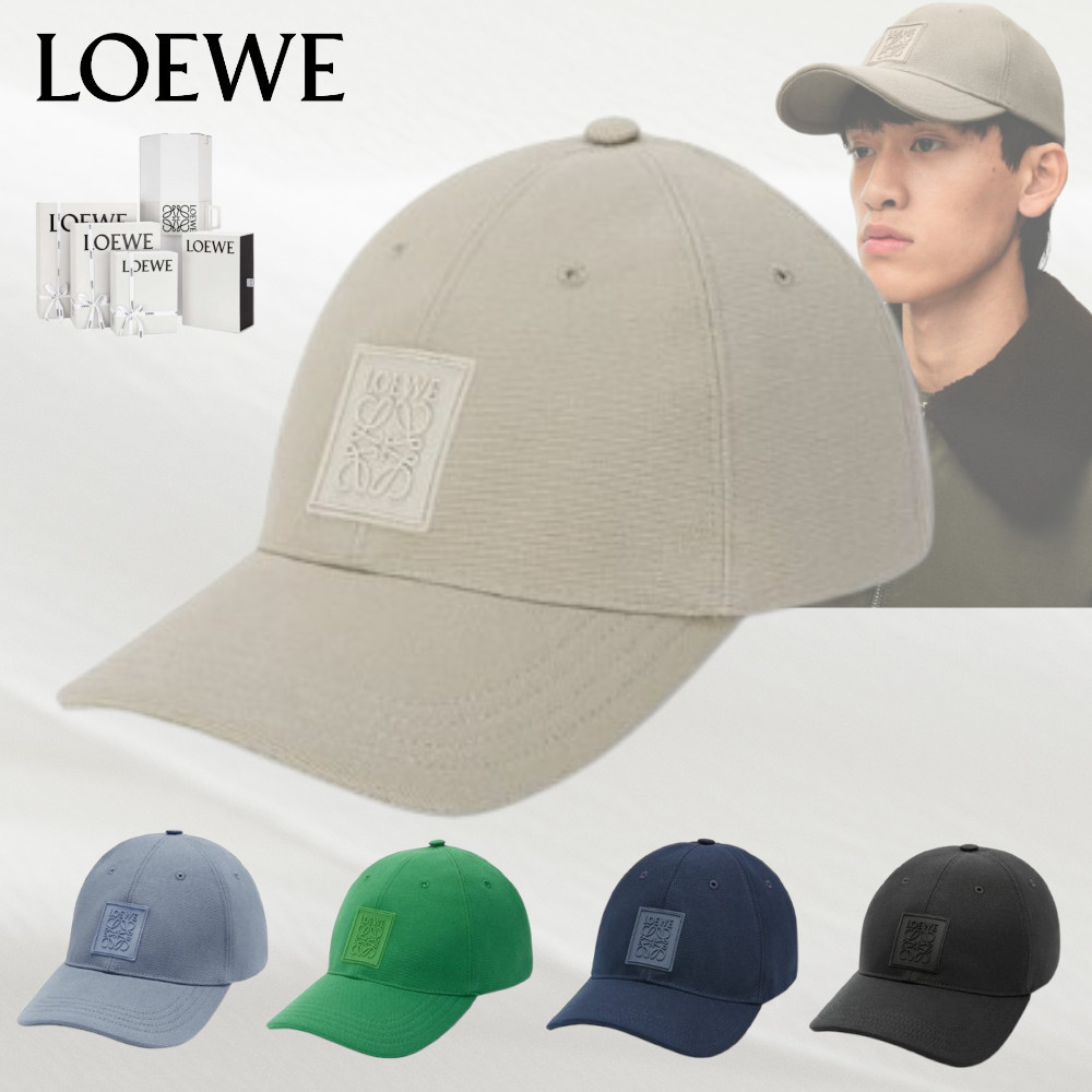 【LOEWE】パッチ キャップ （キャンバス）