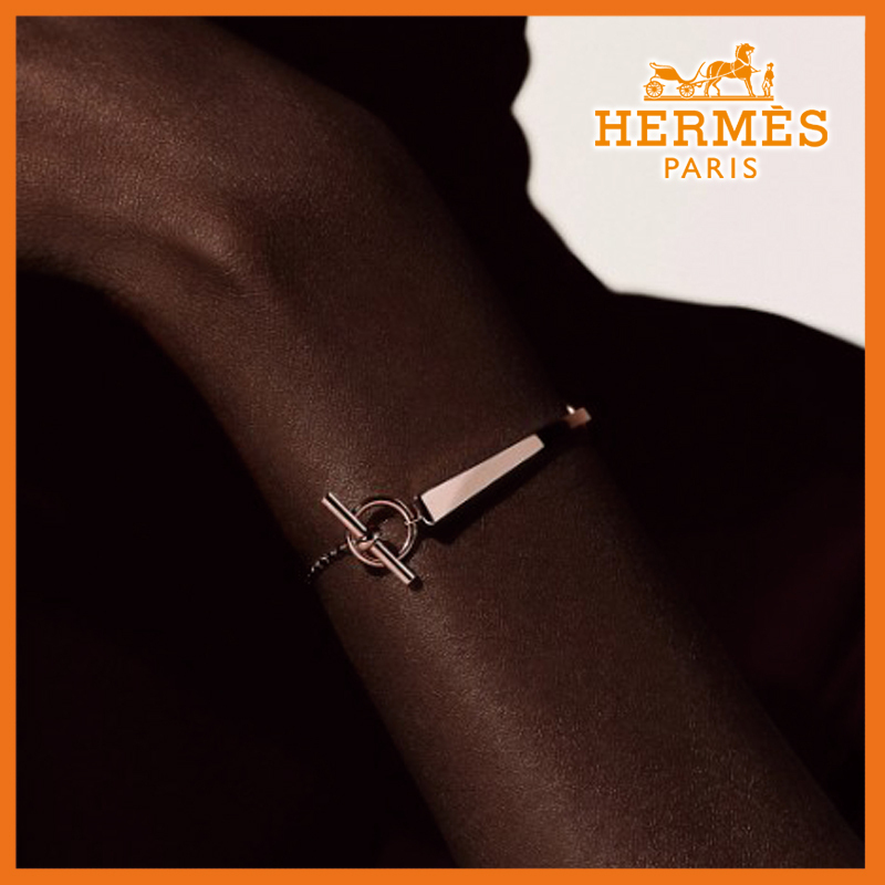 国内発送【上品な美しさ】HERMES ブレスレット Clou de forge