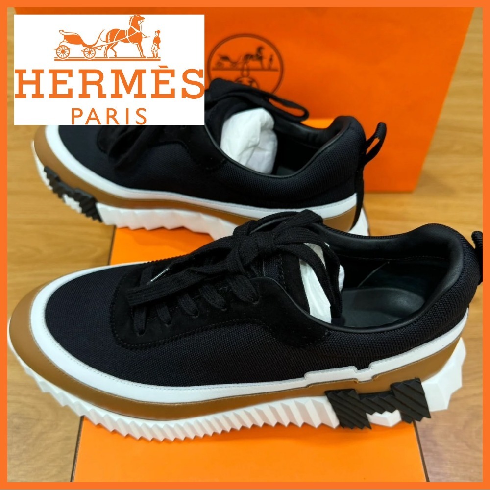 【Hマークが魅力♪】HERMES バウンシング スニーカー