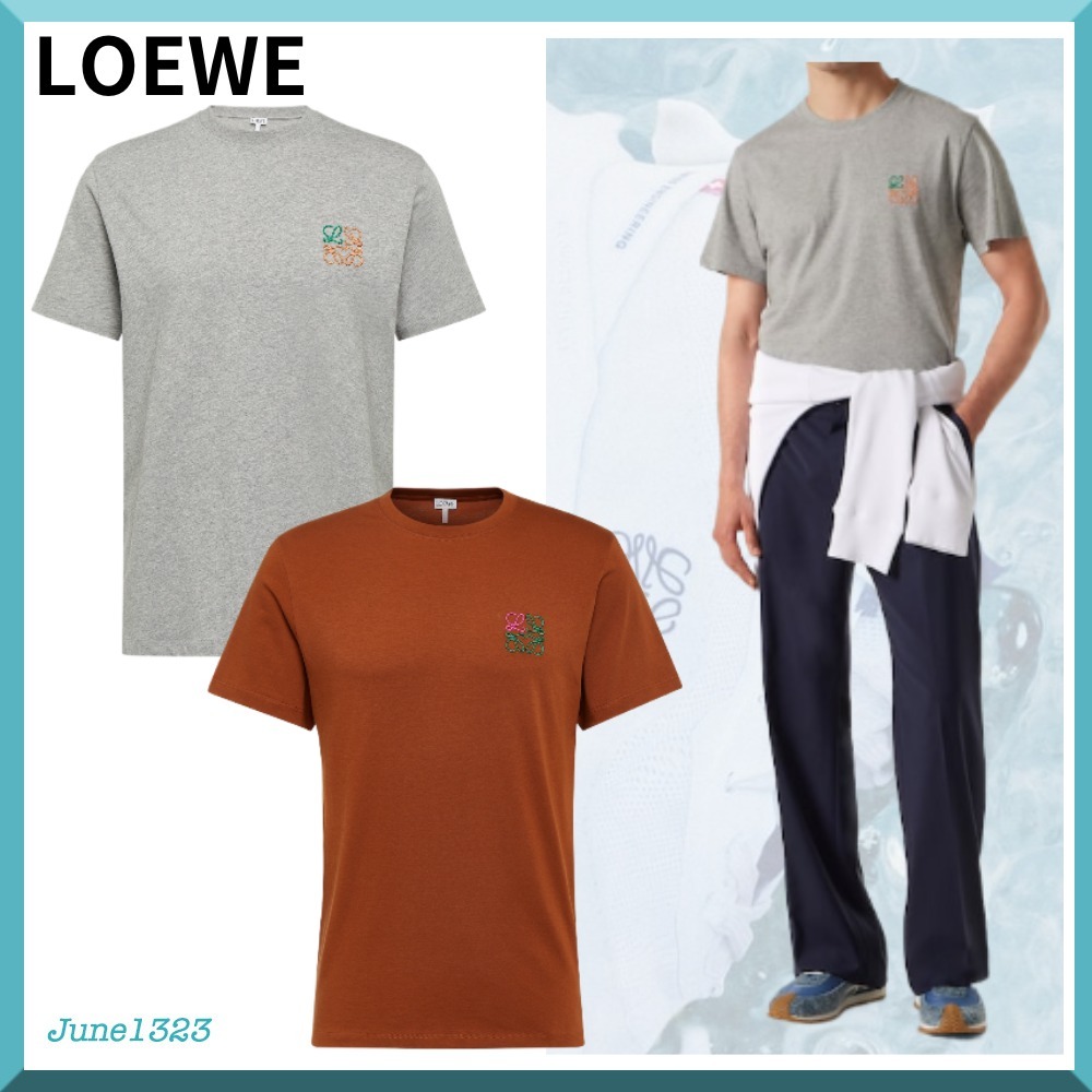 国内配送【LOEWE】アナグラム コットンジャージー Tシャツ