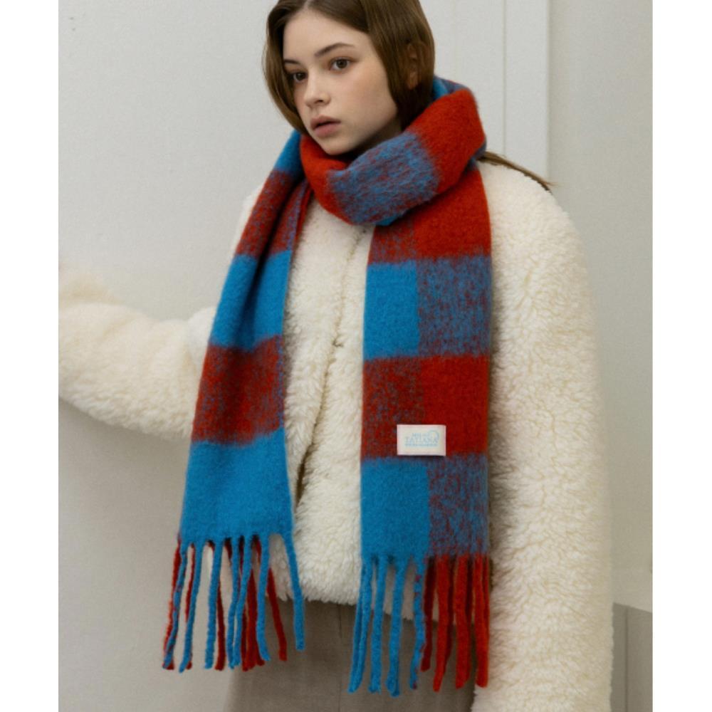マフラー・ストール TATIANA Blueboard Wool Blended Muffler MF8129 2 colors