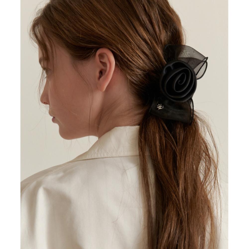 ヘアアクセサリー TATIANA Black Swan Ribbon Hair Crow Clip HB2254