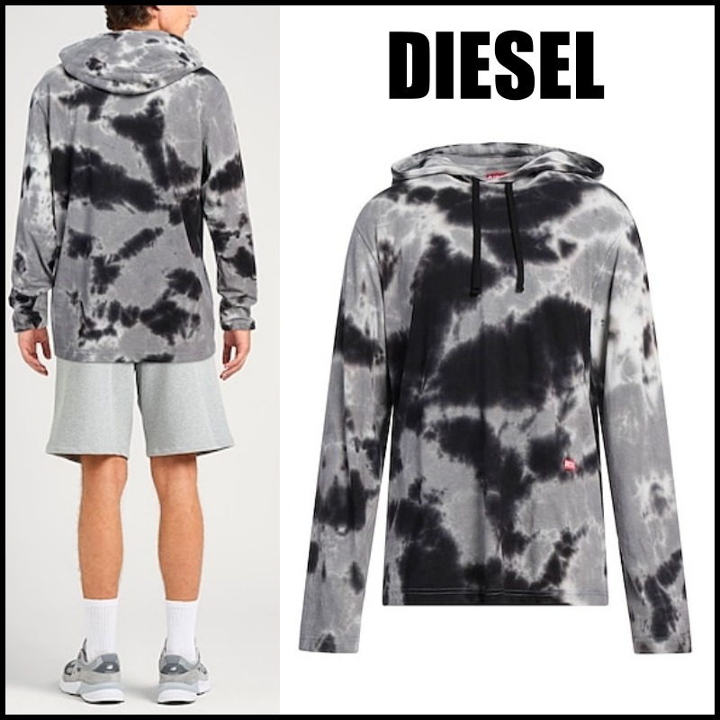 【DIESEL】ロゴ スウェットパーカー ※送関込