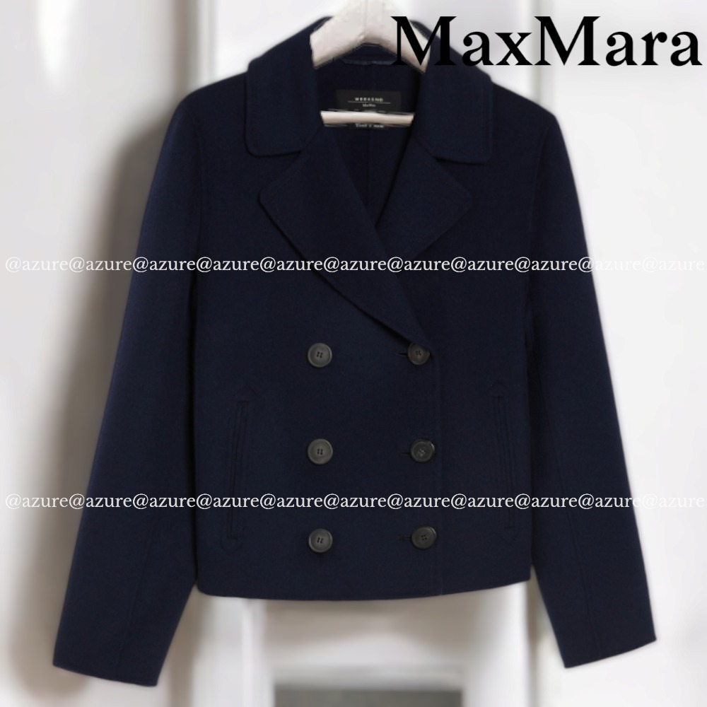 直営♪Weekend Max Mara ダブルブレスト ピーコート TAGLIO