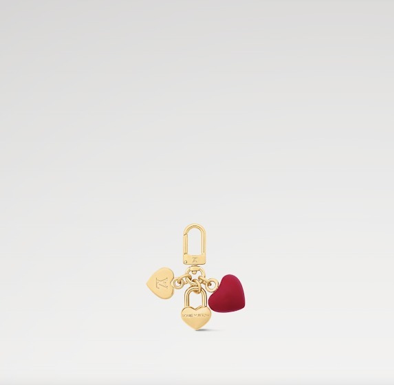 真っ赤なハートがかわいい♪】Louis Vuitton チャーム