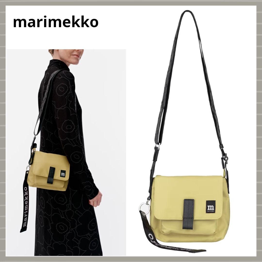 【marimekko】Mini Messenger Solid ショルダーバッグ