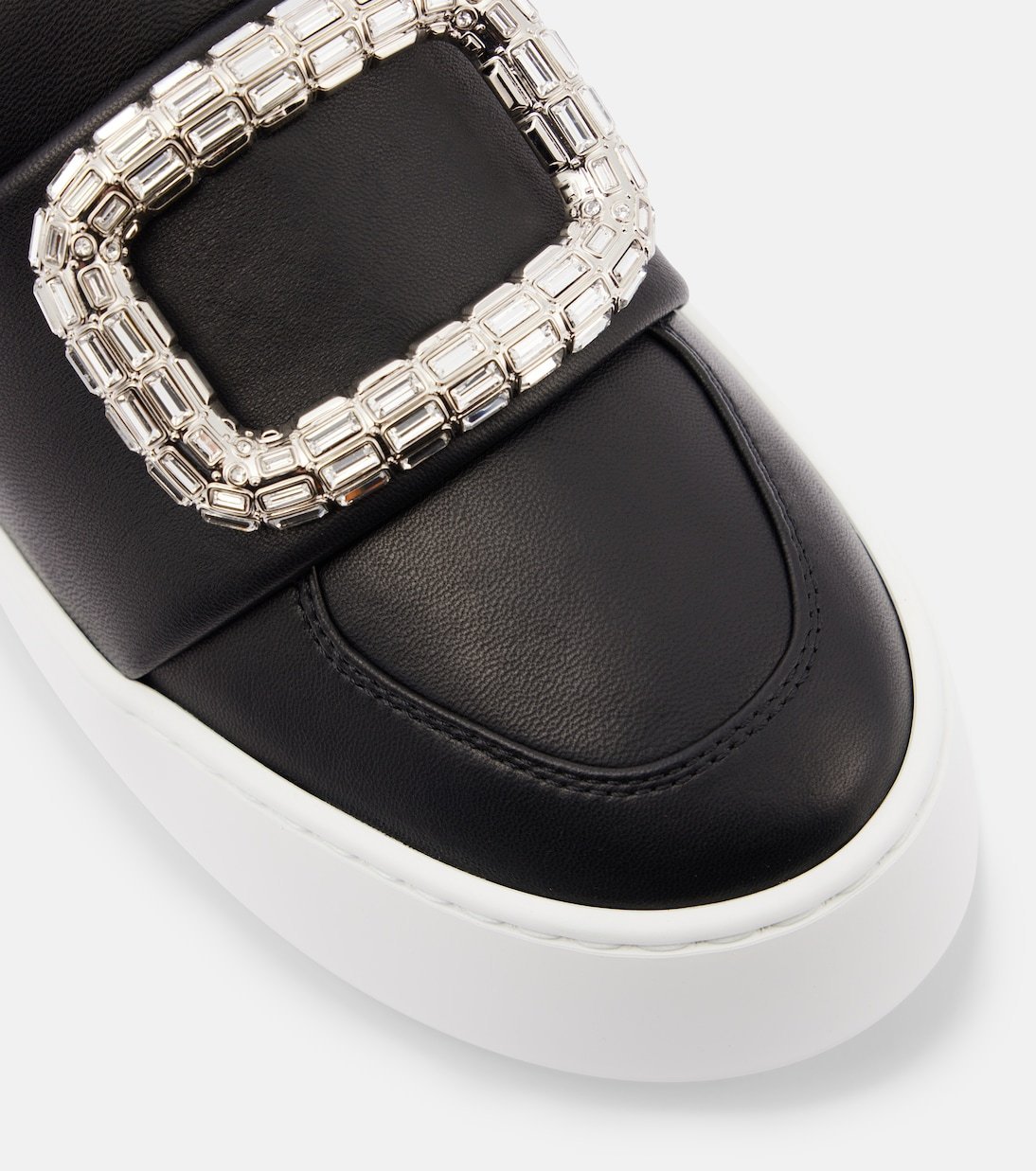 【大人気】Roger Vivier◆Viv' UP レザー スリッポン スニーカー ROGER VIVIER】Viv' Up レザー スリッポン スニーカー