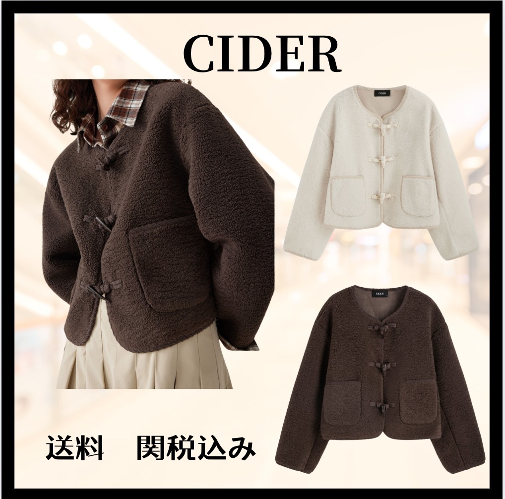 【Cider】送料 関税込み フリース ダッフル ジャケット
