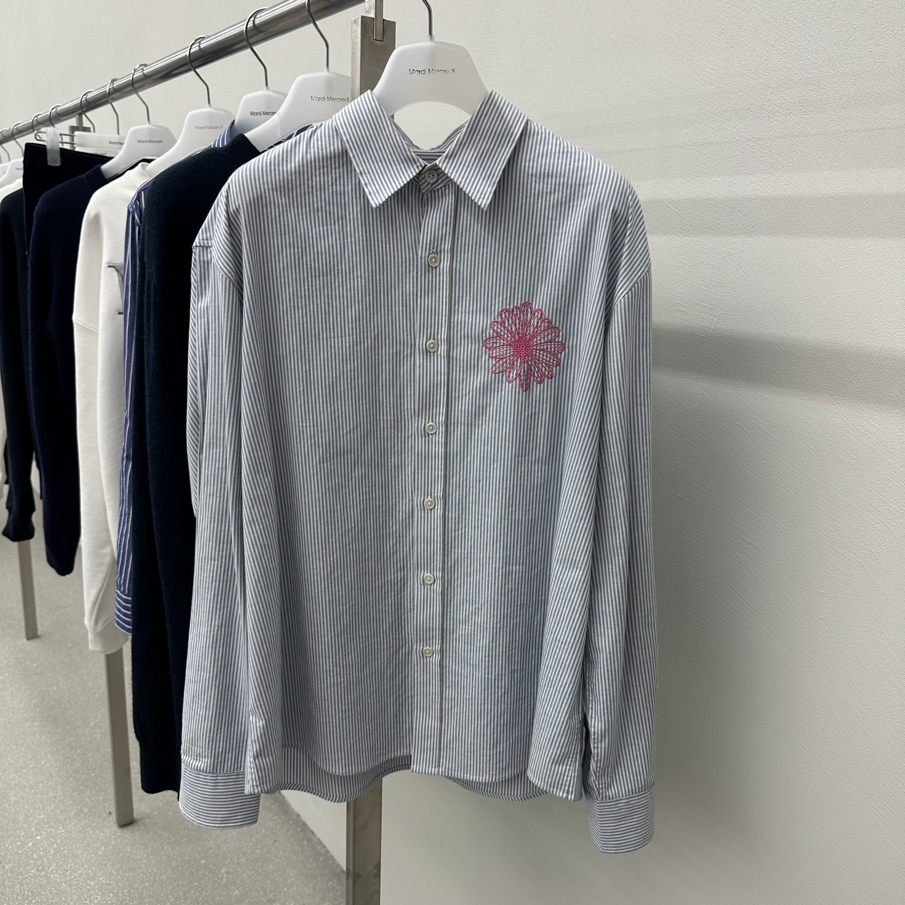 OXFORD SHIRT STRIPE（シャツ/ブラウス）｜Mardi Mercredi