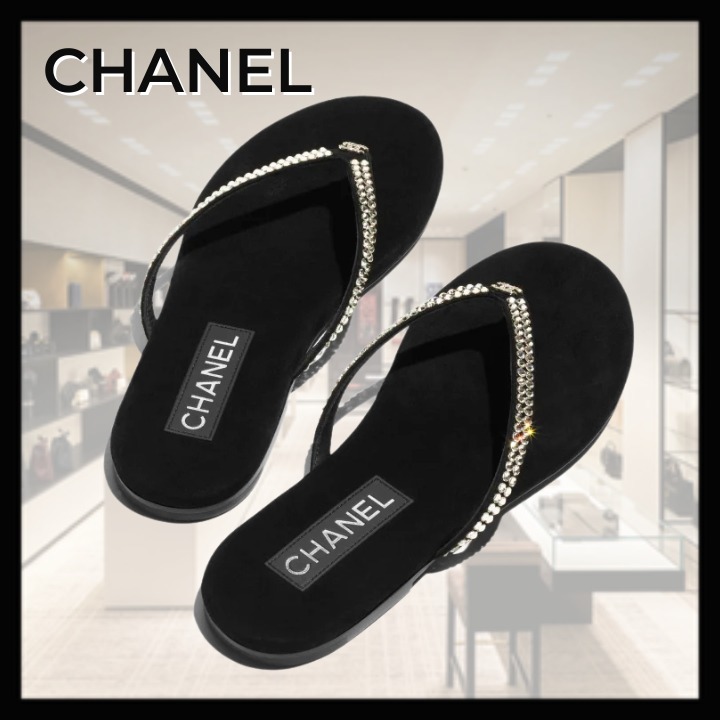 激レア！【CHANEL】クルーズコレクション限定 ストラスサンダル