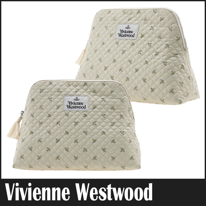 ☆送料関税込☆Vivienne Westwood ORB ロゴ キルテッド ポーチ☆