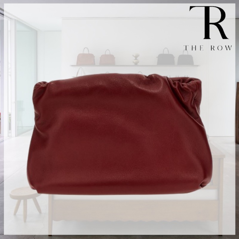 (New/限定カラー）The Row Bourse ラムレザークラッチバッグ