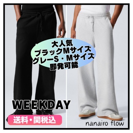 ★WEEKDAY★ astro ルーズフィット スウェットパンツ 送料関税込