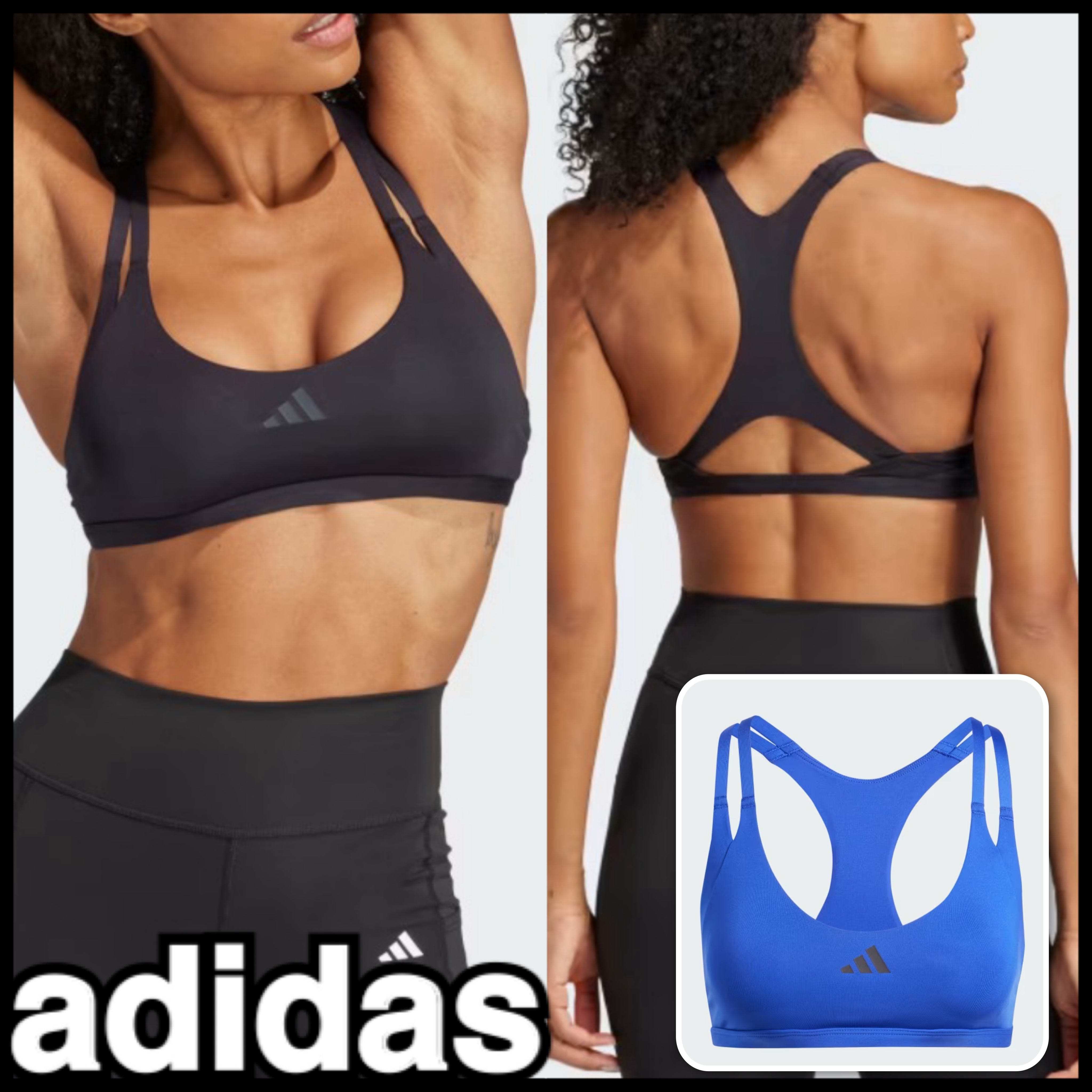 関税込【adidas】エアロインパクト リュクス トレーニング ブラ