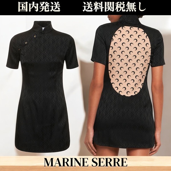MARINE SERRE★ムーン ジャカード ミニドレス