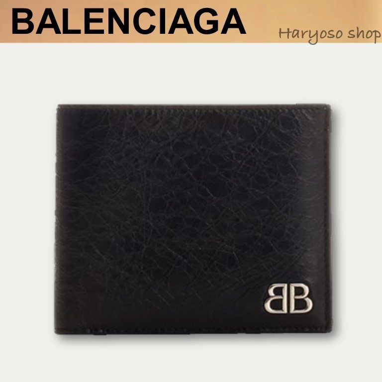 VIP価格★BALENCIAGA★MONACO スクエア フォールドウォレット
