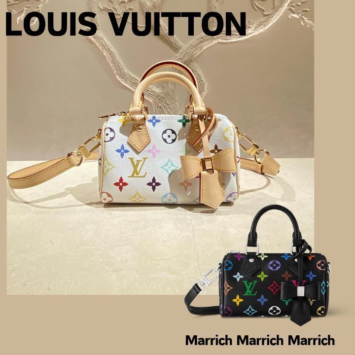 限定コラボ【LOUIS VUITTON × 村上隆】ナノ・スピーディ Louis Vuitton《村上隆限定コラボ☆》バッグ ナノスピーディ