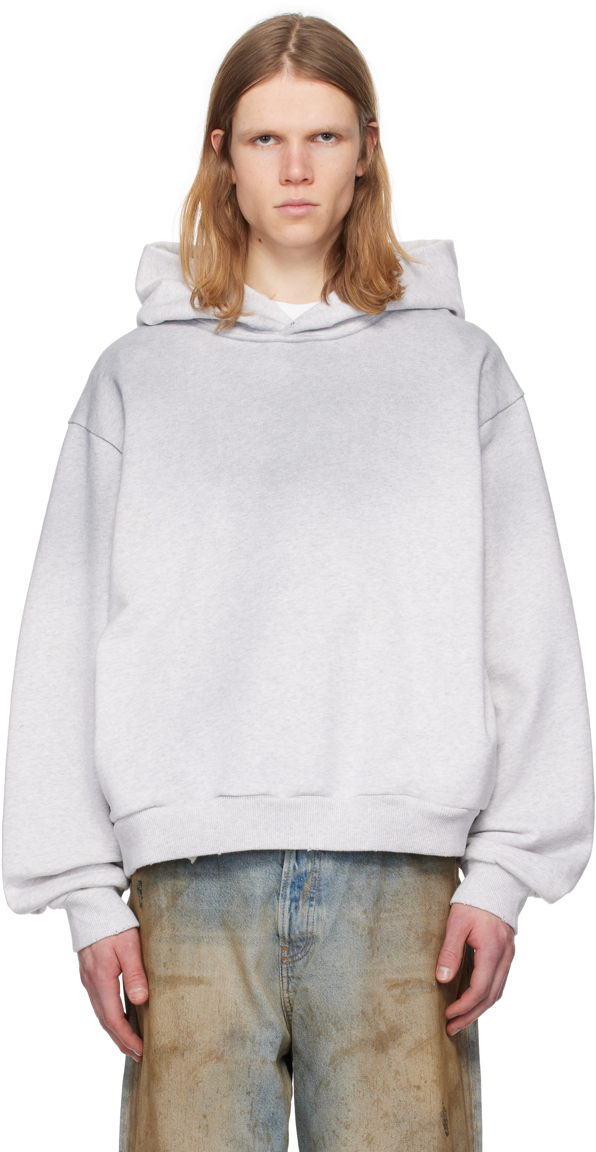 【関税込み】Acne Studios グレー ロゴ フーディ