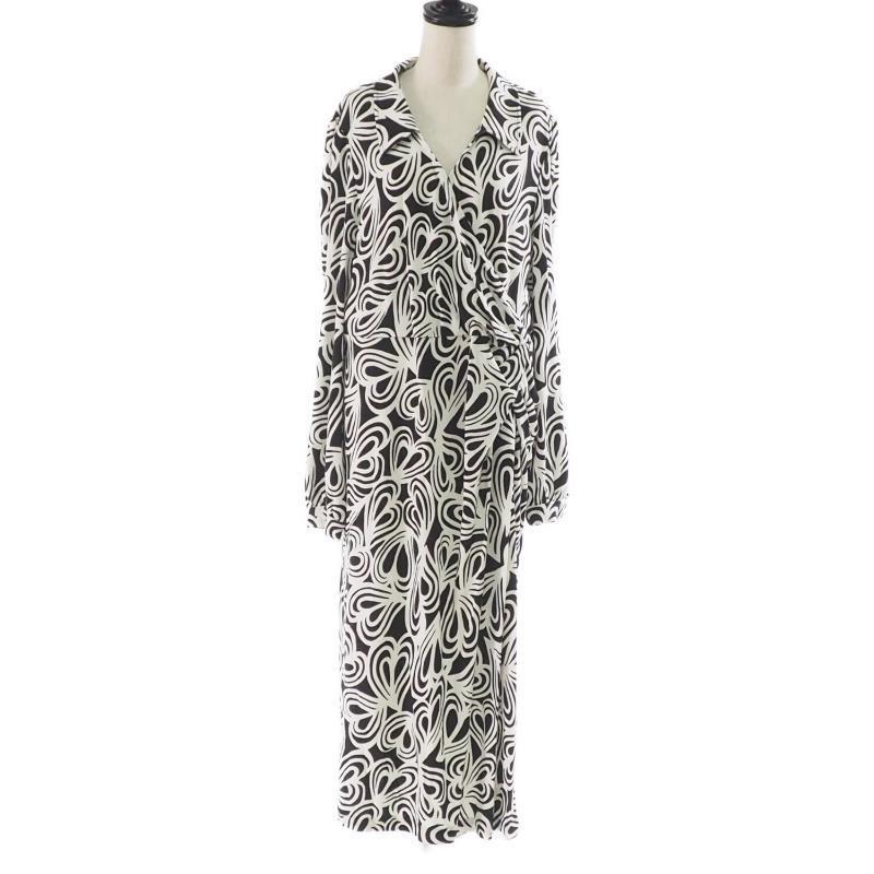 DIANE von FURSTENBERG::プリント ミディワンピース:XL[RESALE]