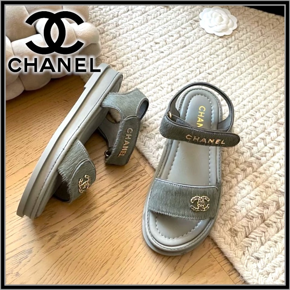 爽やかなカラー♪【CHANEL】サンダル