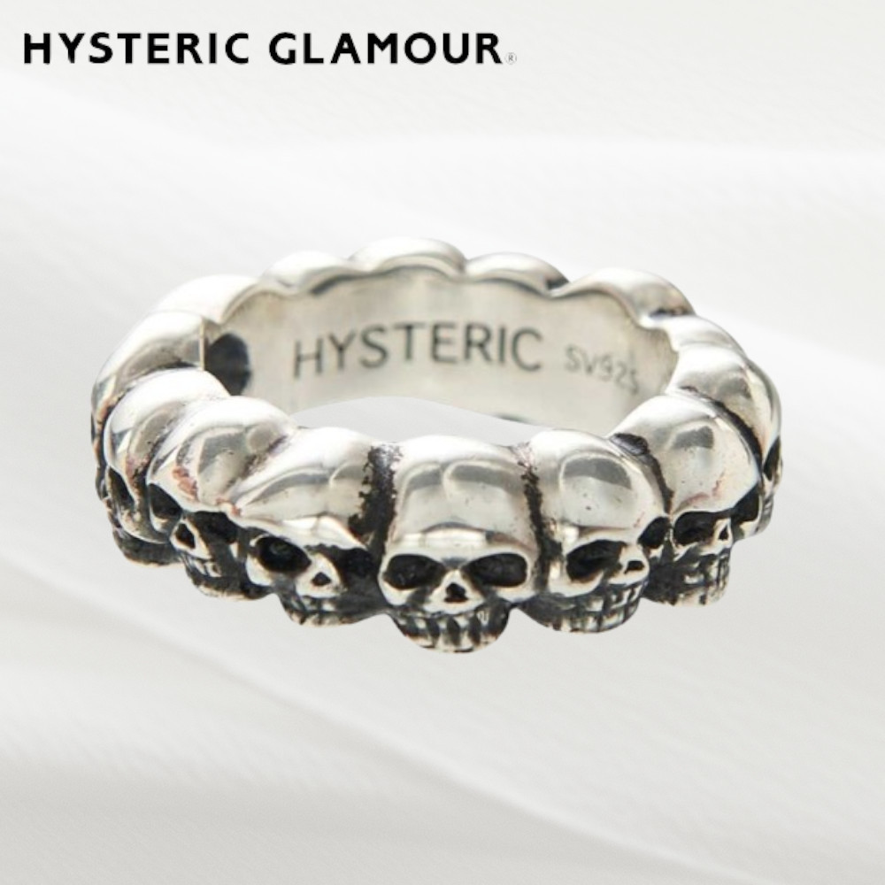 【HYSTERIC GLAMOUR】【16〜20号】SKULL リング