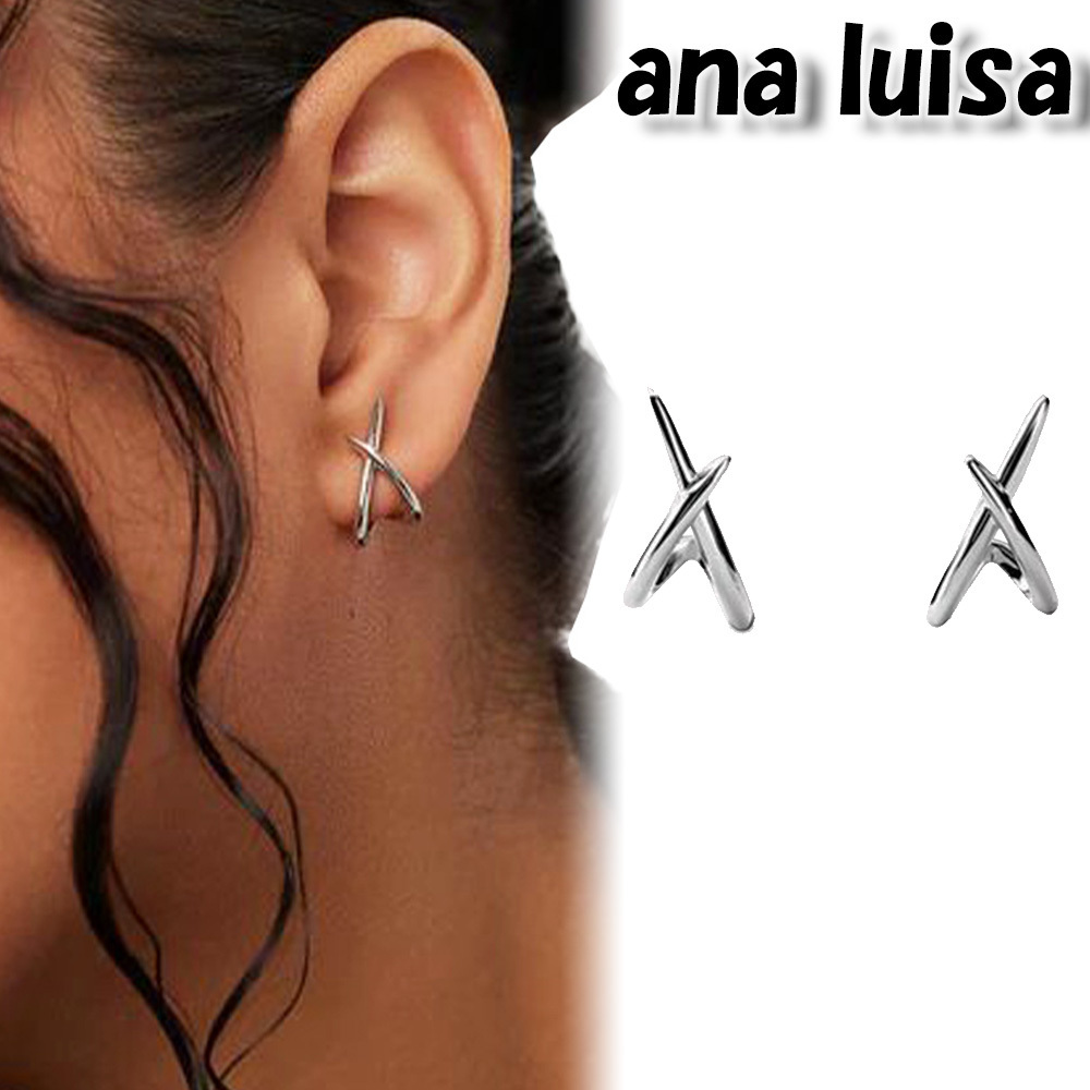 ana luisa アナルイサ ピアス SLOANE SILVER Stud Earrings