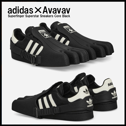 2WAY【adidas x Avavav】SUPERFINGER SUPERSTAR ユニセックス 黒