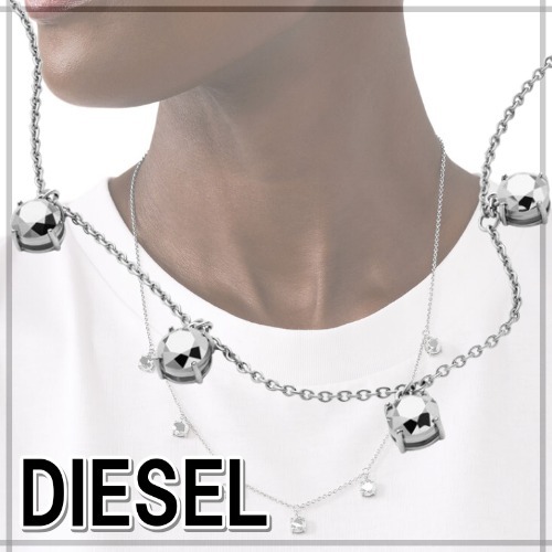 DIESEL◆チェーンネックレス｜dl1360040 sterling silver jewel