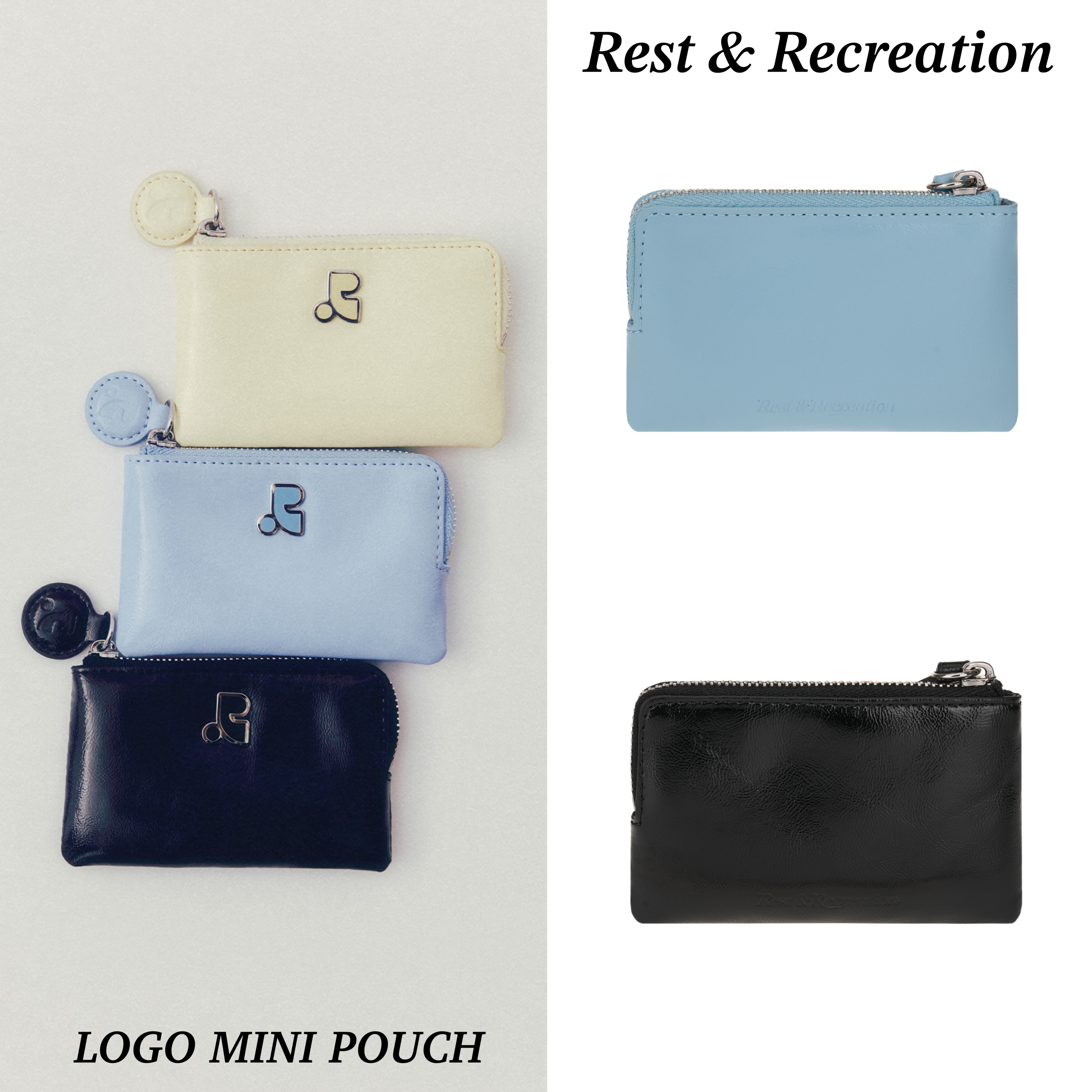 【韓国 Rest & Recreation】LOGO MINI POUCH